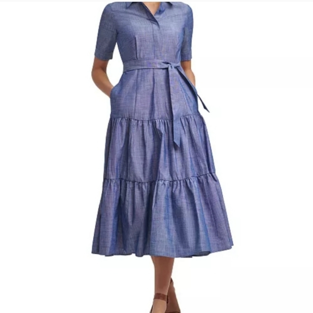 Calvin Klein Tiered Maxi Dress